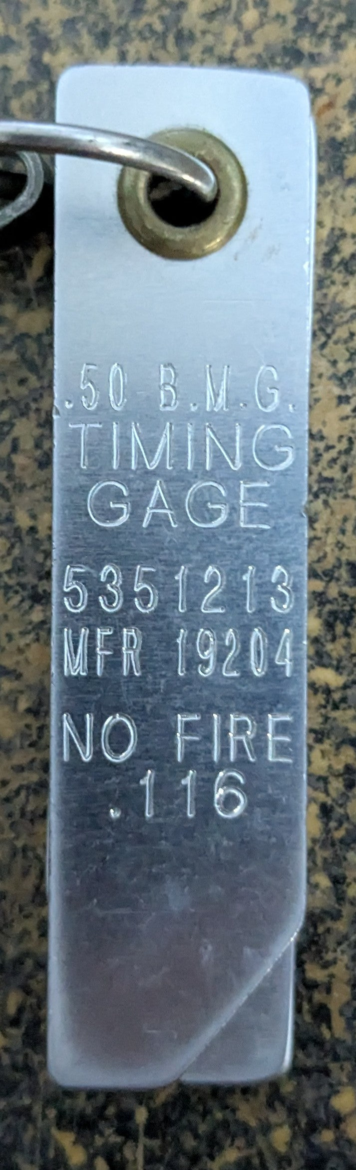 Headspace and Timing Gauge Chain .50 B.M.G.  (CA4-26Apr67)