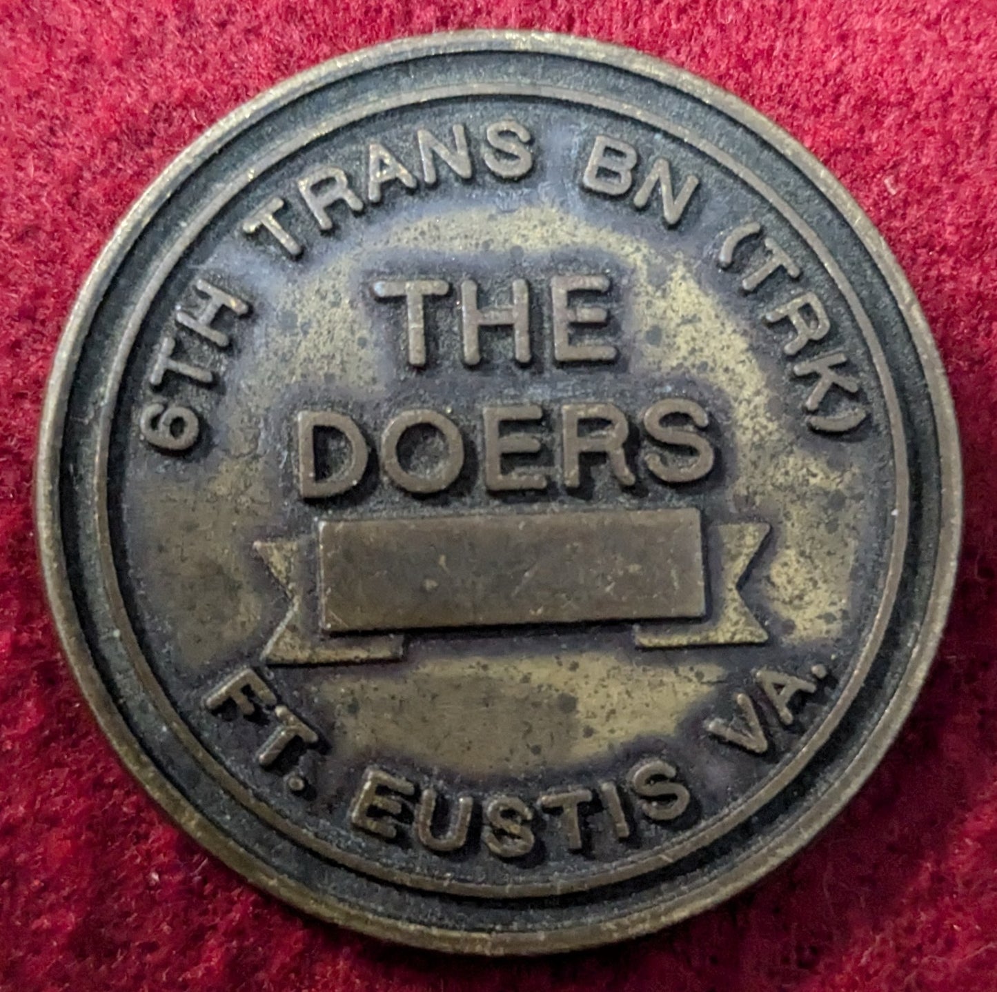 Challenge Coin 6th Trans The Doers Ft Eustis VA (chcc-25May13)