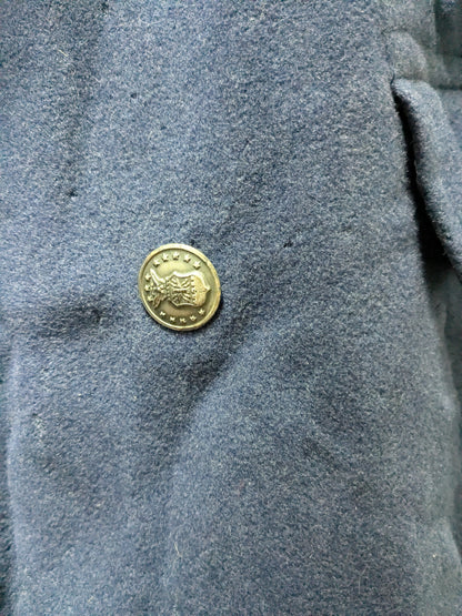 1950s US Air Force Blue 85 Wool All-Weather 41 REGULAR Men's Overcoat (CA12-25APR24)