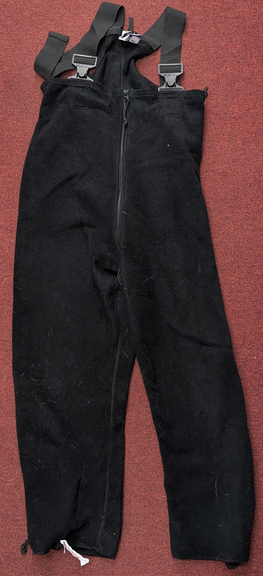 Polartec Cold Weather Fleece Overalls Black Medium Long (DB2-26Apr50)