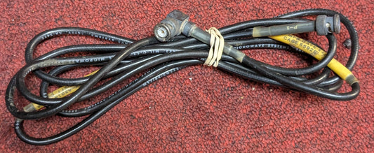 5995-01-219-7031 (CG-3855/VRC(9FT,0IN), A3014031-4) Radio Frequency Cable Double BNC 1 at Right Angle (DC8-25Sep18)