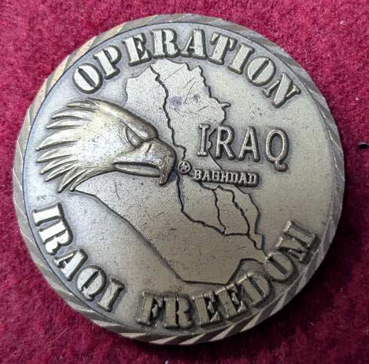 Challenge Coin Operation Iraqi Freedom Iraq Baghdad (chcc-25May17)