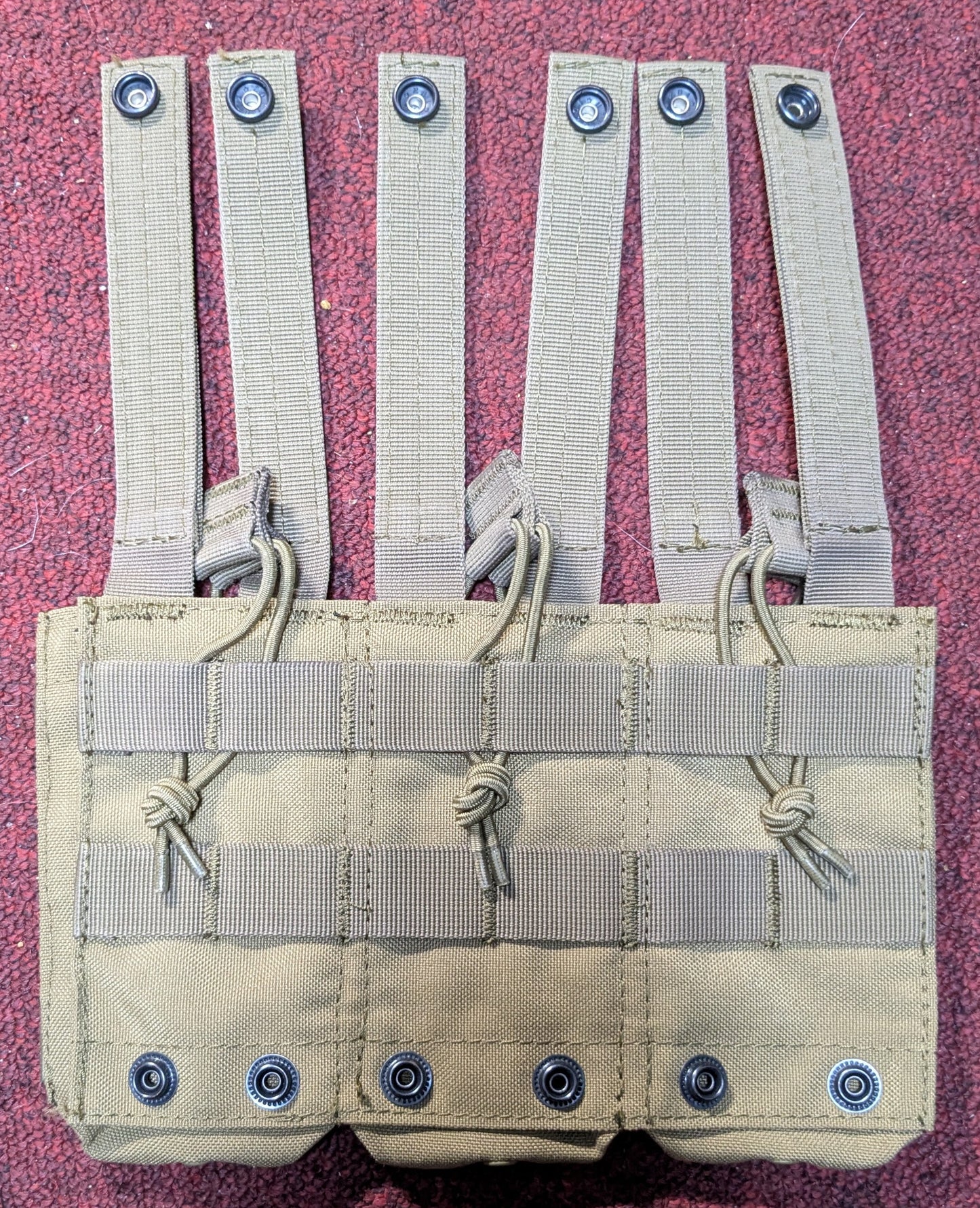 NOS Condor Triple Rifle Mag Kangaroo Pouch Coyote (CA4-26Apr55)