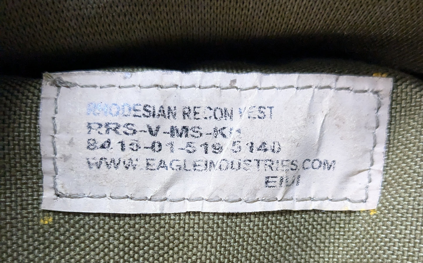 Eagle RRV Rhodesian Recon Vest Khaki (da15-25MAR18)