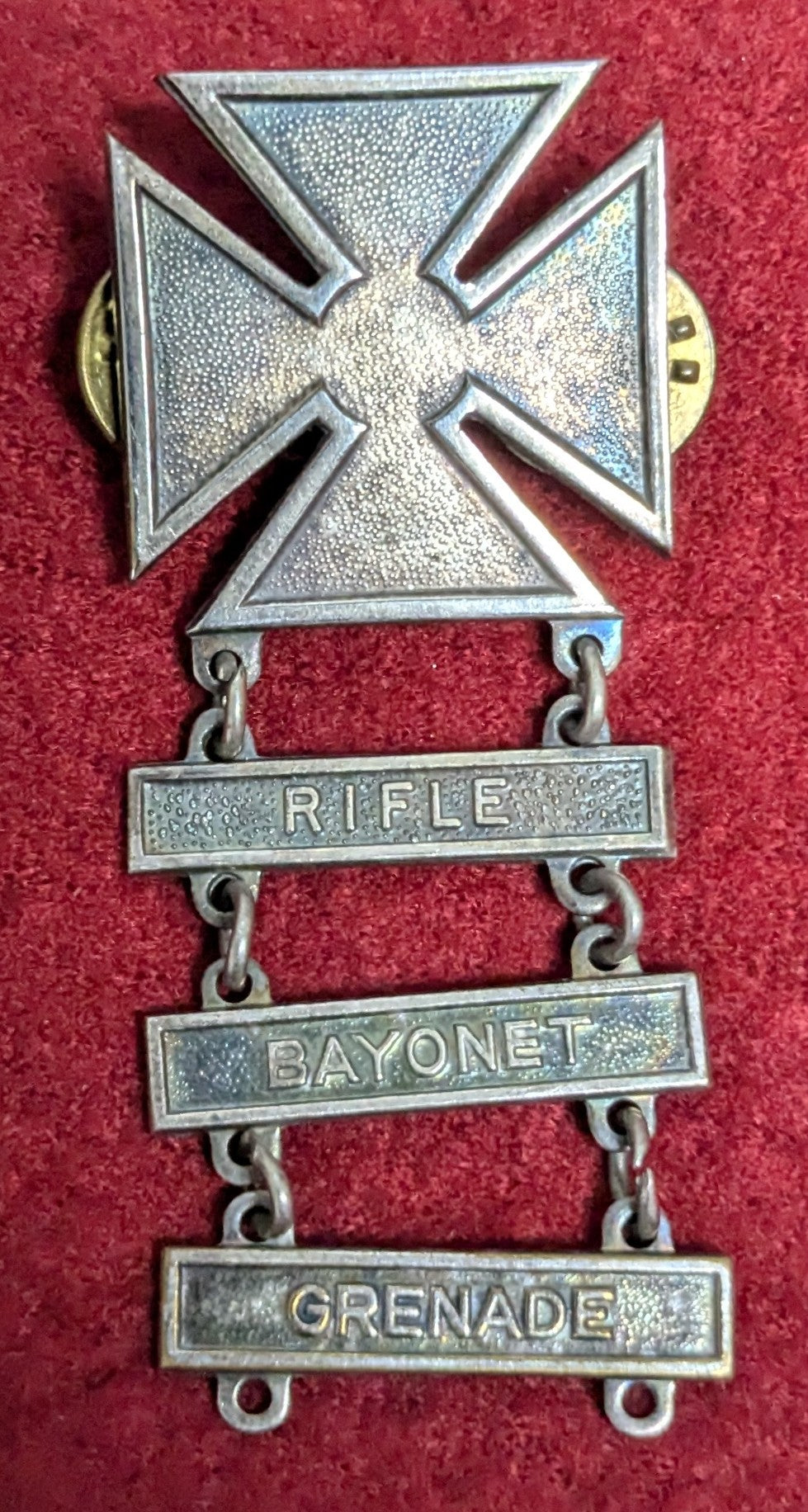 Badges, Marksman Rifle Bayonet Grenade (chcc-25Jun54)