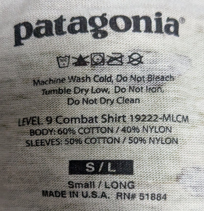 Patagonia Level 9 Combat Shirt Small Long (CB9-25Sep104)