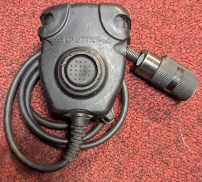 3M Peltor Push-to-Talk (PTT) Adapter Military Radio FL5601-02, 6-Pin (DC7-25Sep36)