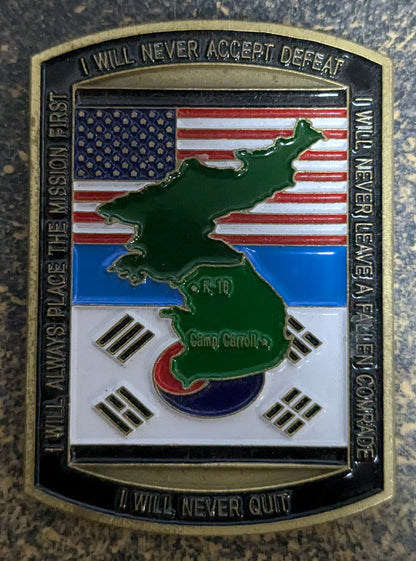 Challenge Coin 498th CSSB Korea Coin For Excellence  (CHCC-25Jul37)