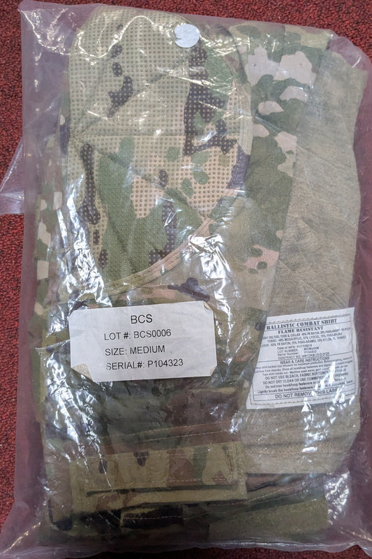 NWT OCP Ballistic Combat Shirt FR Medium (CA11-25Aug63)