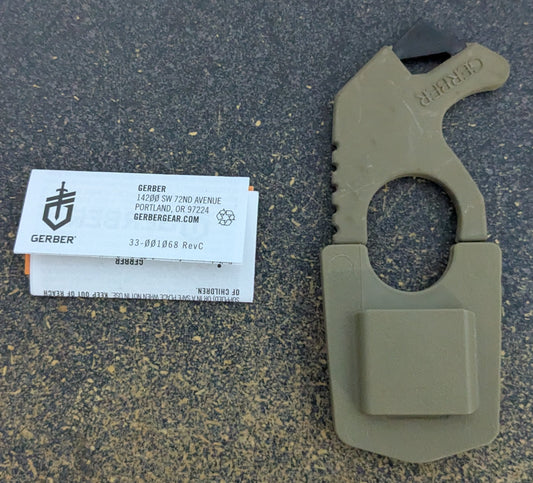 Gerber Line, Seat belt Cutter, Glass Breaker (FA3-26Mar94)