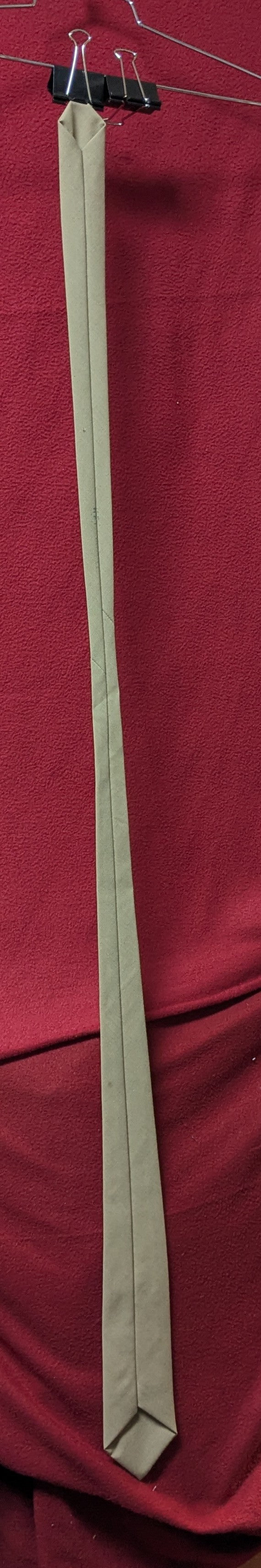 Vintage USMC Khaki Tie 53" (DC5-26Mar66)