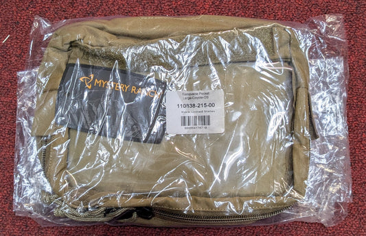 NWT Mystery Ranch Removable Pocket Coyote, Large (25Aug66)