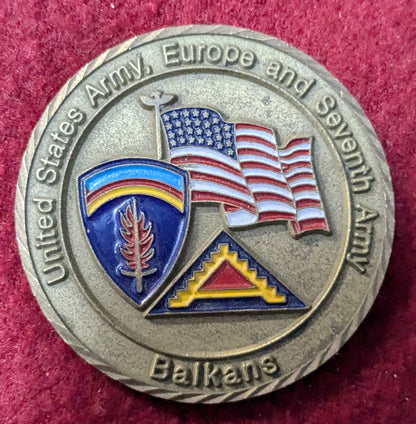 Challenge Coin USAREUR US Army  Europe and Seventh Army (chcc-25May10)
