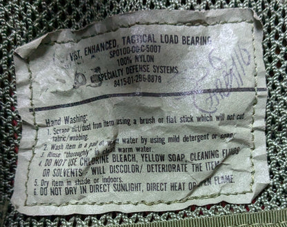 NOS OCP Load Bearing Vest, Equipment Belt, Canteen and Canteen Cover (DC11-25May141)