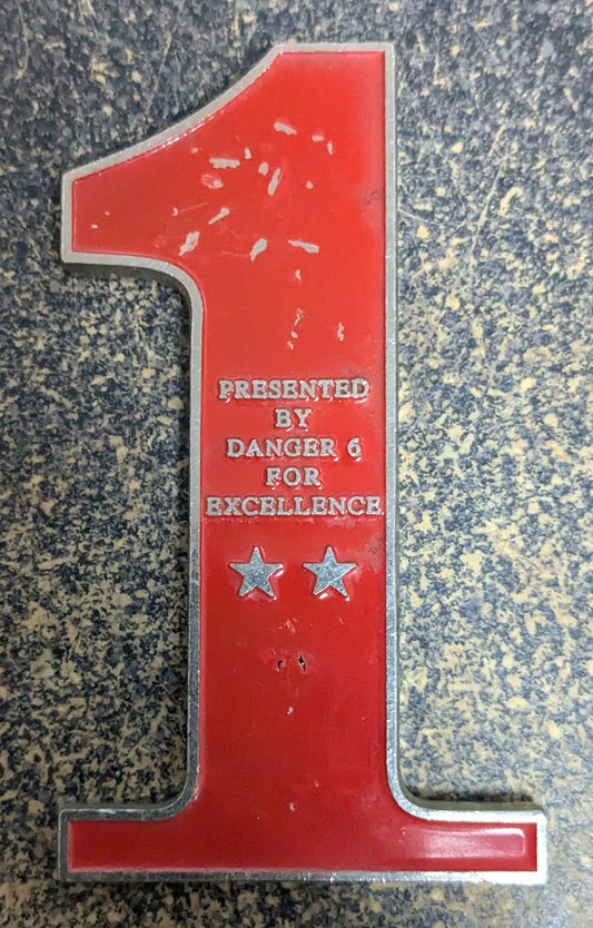 Challenge Coin Big Red 1 Presented by Danger 6 for Excellence (CHCC-25Jul28)