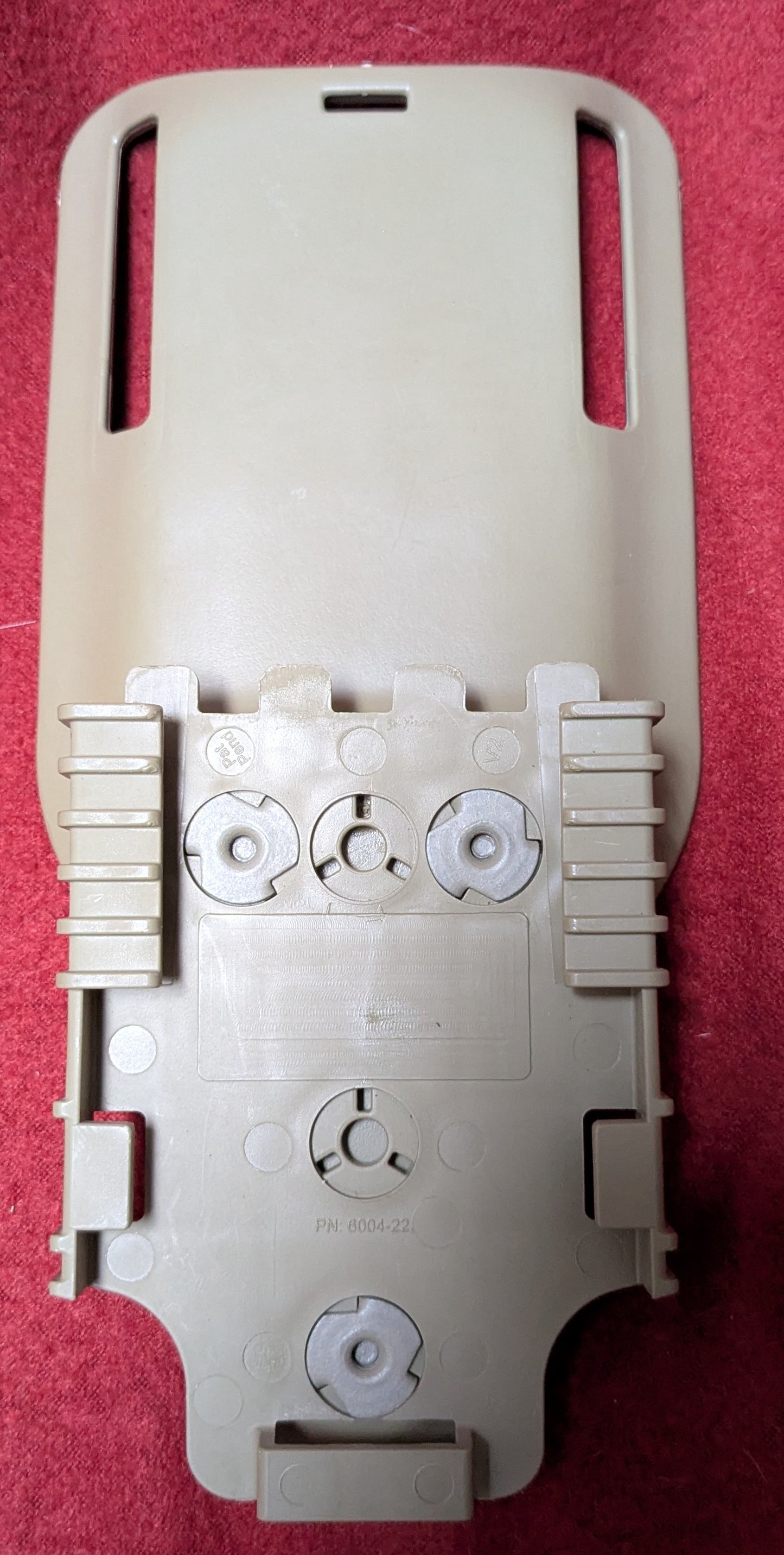 Safariland QLS Receiver Plate w/Paddle (DB12-26Jun15)