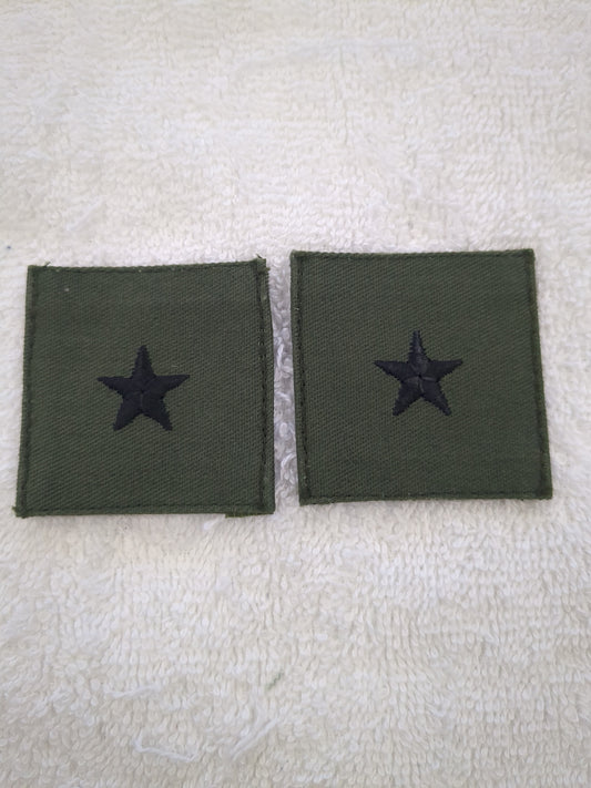 US Army 1 Star General Pair Velcro Rank (WSB13-Generalvelcro)