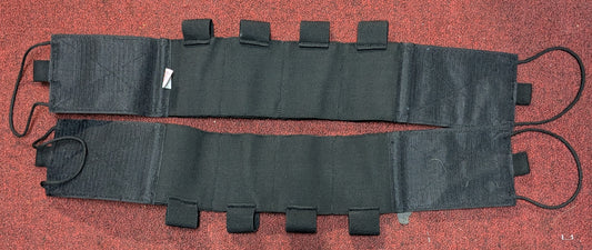 Set of Black Cummerbunds w/4 Mag Pouches Per Cummerbund (CB6-25Sep57)