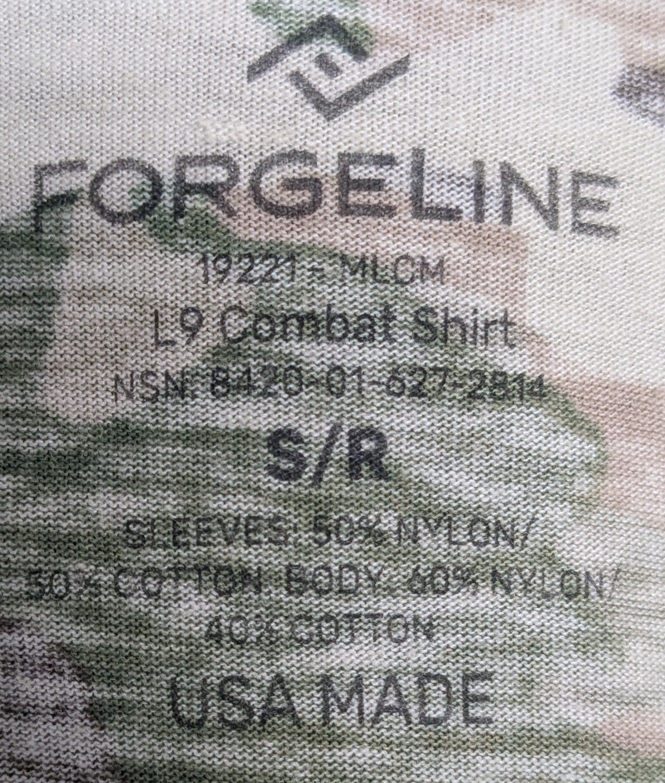 Forgeline L9 Combat Shirt OCP Multicam S/R (AB14-25Dec27)