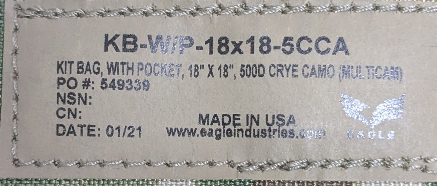 NOS Eagle Industries Kit Bag 18"x18" OCP Multicam (CA4-26Apr72)