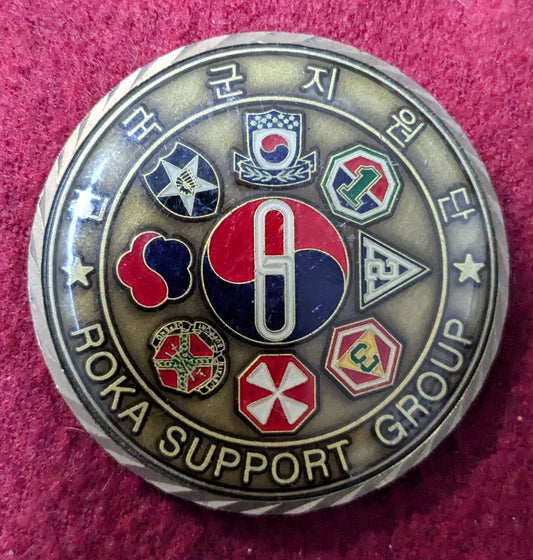 Challenge Coin Roka Support Group Together We Stand For Peace (chcc-25May14)