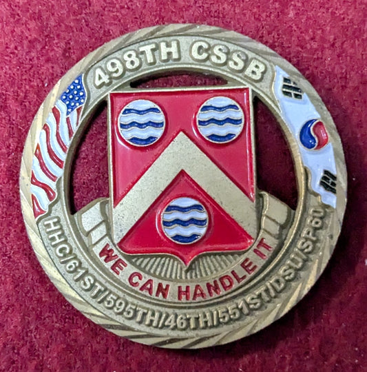 Challenge Coin HHC/61st/595th/46th/551st/DSU/SP60 Victory Battalion Command Coin (25May51)