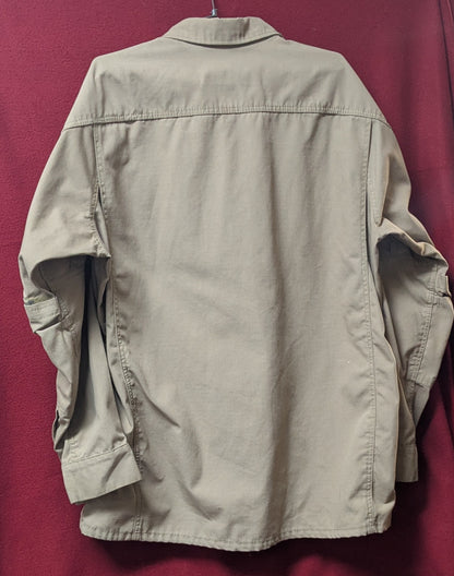 Kitanica Khaki Long Sleeve Button Down L (FB4-26Mar05)