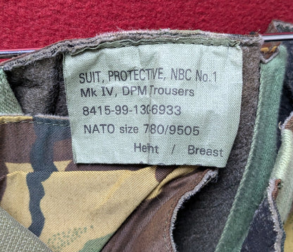 Protective Suit NBC No:1 Mk IV DPM Trousers Nato Size 7080/9505 (AA09-25APR28)