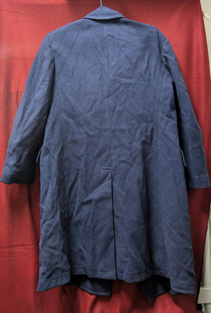 1950s US Air Force Blue 85 Wool All-Weather 41 REGULAR Men's Overcoat (CA12-25APR24)