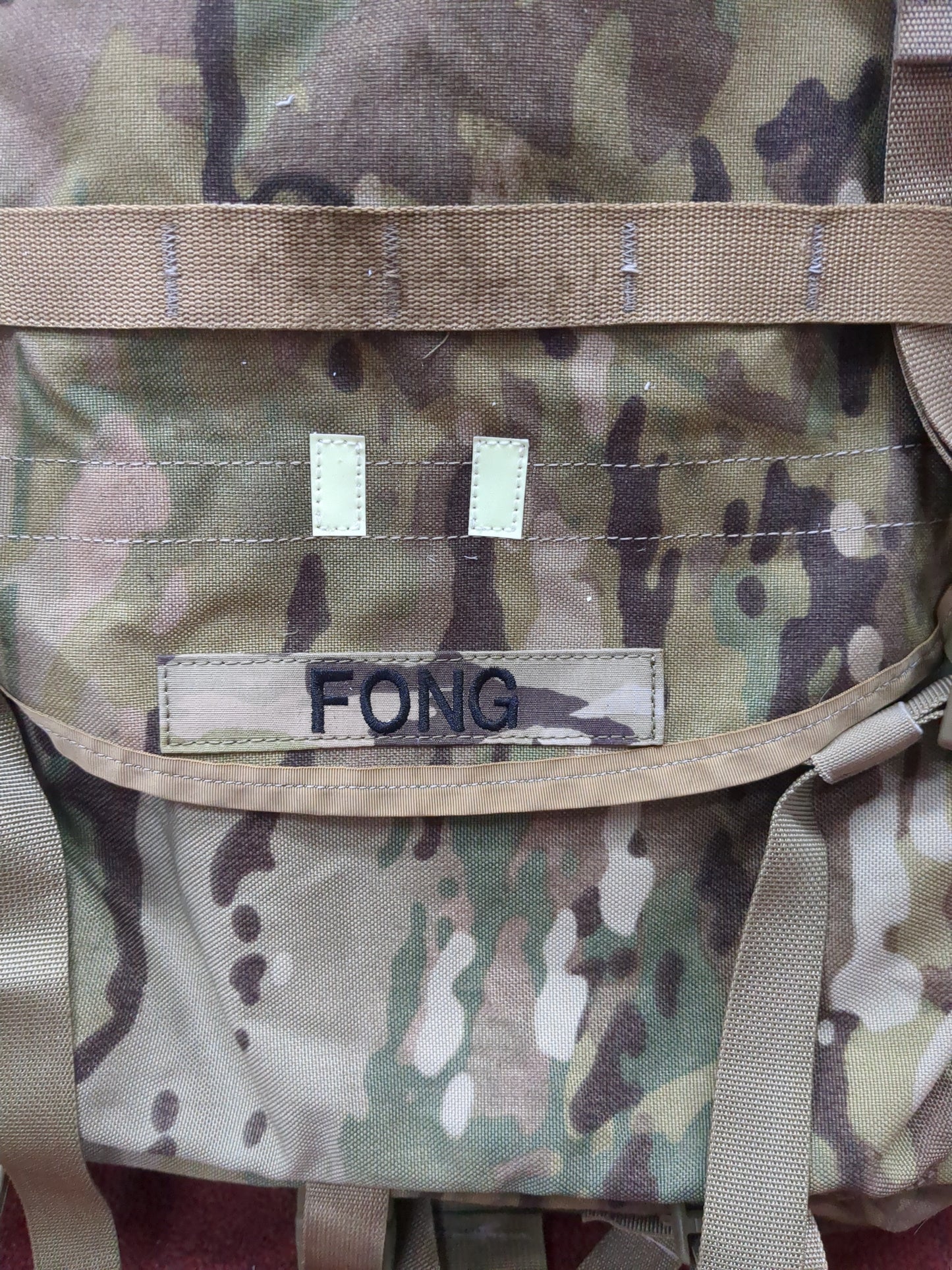 Fong BB Mod MAIL-IN - v.12 "Ranger Ready" OCP Large Molle II Ruck w/ The Gibson Configuration w/ Name Tape & Cat Eyes (V12 2026-07)