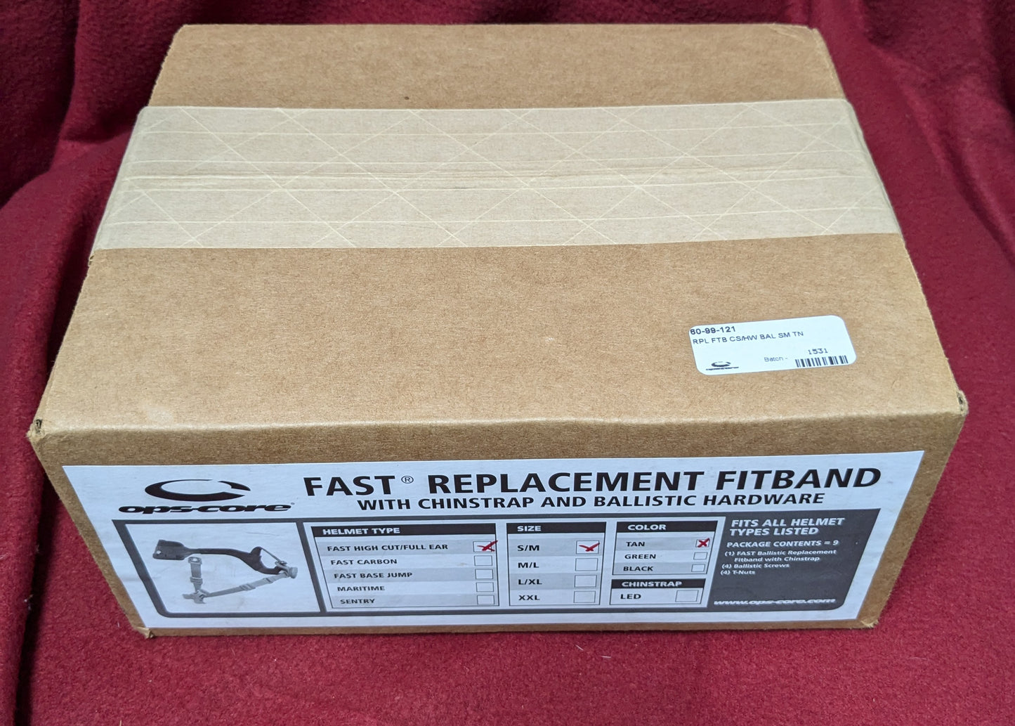 NWT Ops Core Replacement OCC-Dial Fitband Small/ Medium Chinstrap Replacement (AA09-25APR18)