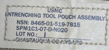 USMC Entrenching Tool Carrying Pouch Coyote (DC7-25Sep48)