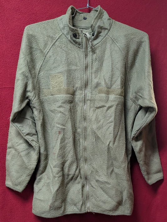 Army MidWeight Insulated Shirt Flame Resistant Coyote Jacket Fleece Small Reg (DC8-25Sep07)