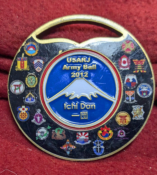 Challenge Coin USARJ Army Ball 2012 Ichi Dan (chcc-25APR175)