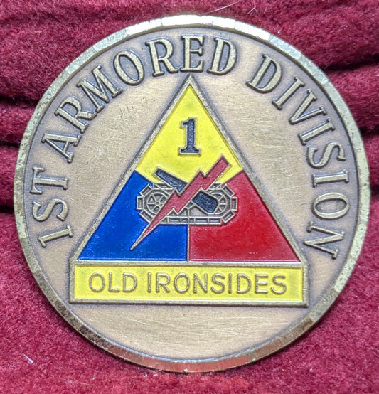 Challenge Coin 1st Armored Iron Soldier Professional Excellence (chcc-25APR151)