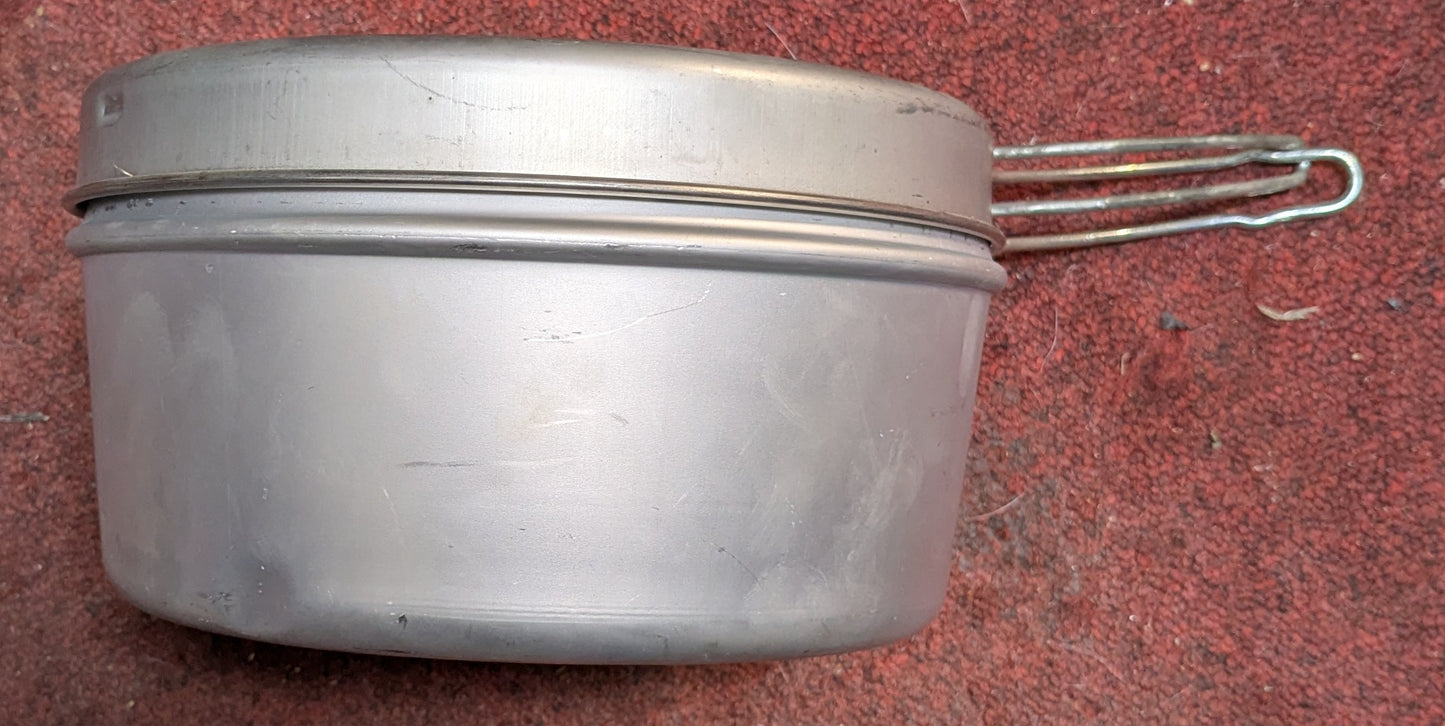 Unused U.S. Military Leyse 3pc Cook Mess Kit Aluminum Undated (FA1-26jan68)