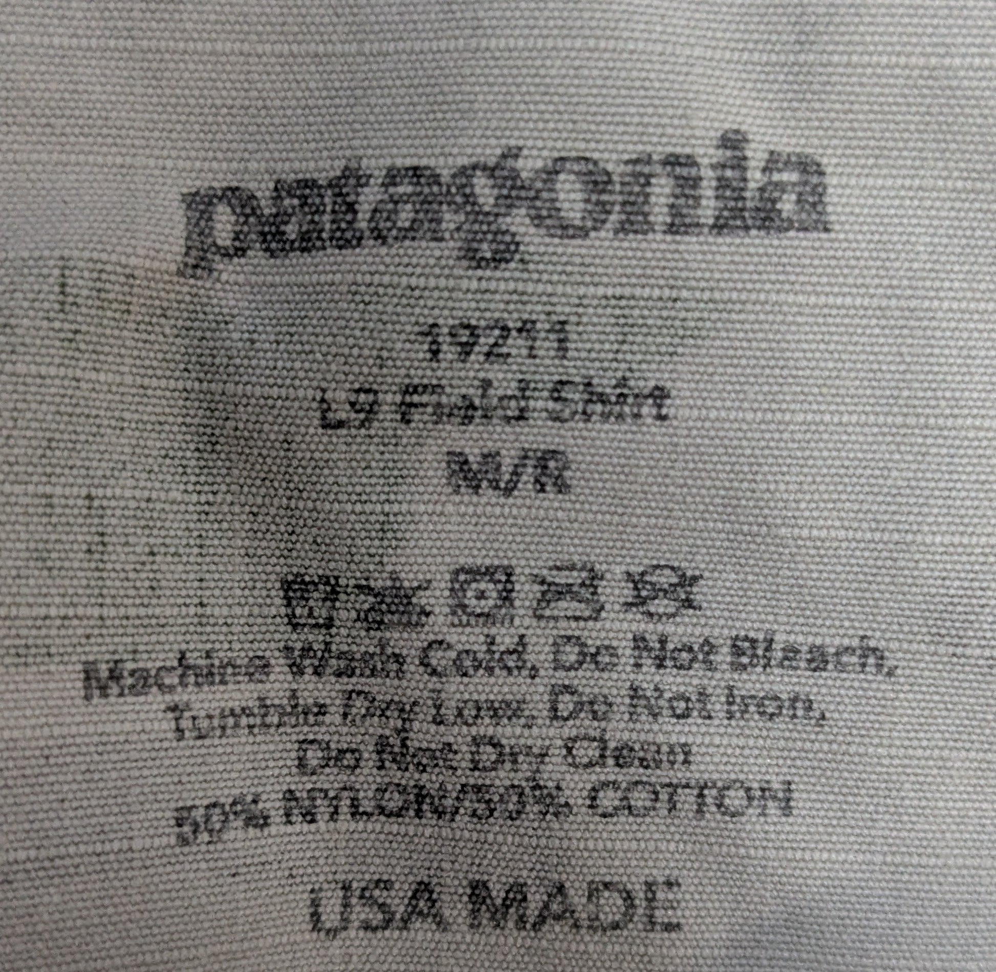Patagonia Level 9 Field Shirt Small Regular (FA6-25Oct56)