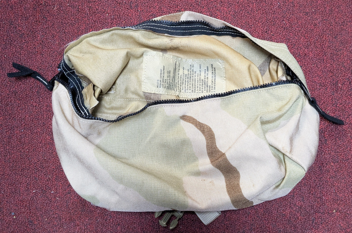 MOLLE II Desert Camo Modular Lightweight Load-Carrying Waist Pack (DB11-25Aug22)