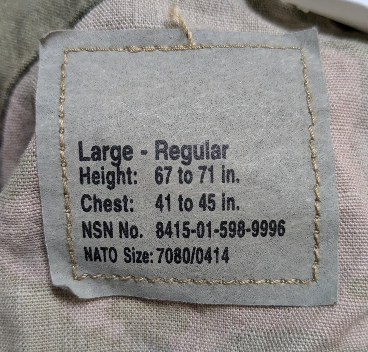 NOS - Set of Large Regular Deployment FRAC Uniform Top Pants OCP Multicam (25MAR35)