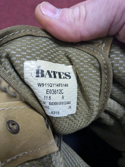 US Army Bates 11.5R E03612C Deployment Mountain Combat Boots Excellent Condition (25mar10)