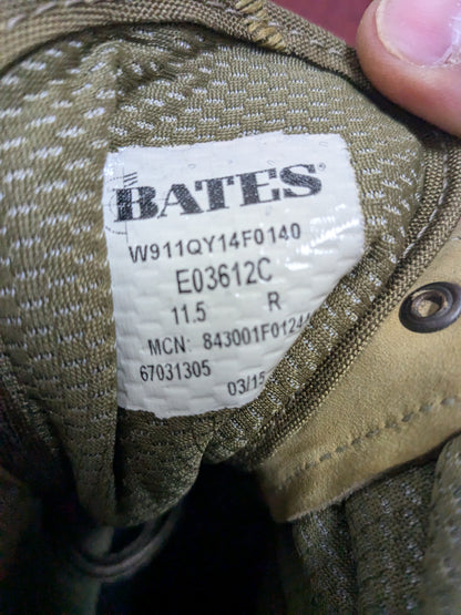 US Army Bates 11.5R E03612C Deployment Mountain Combat Boots Excellent Condition (25mar10)