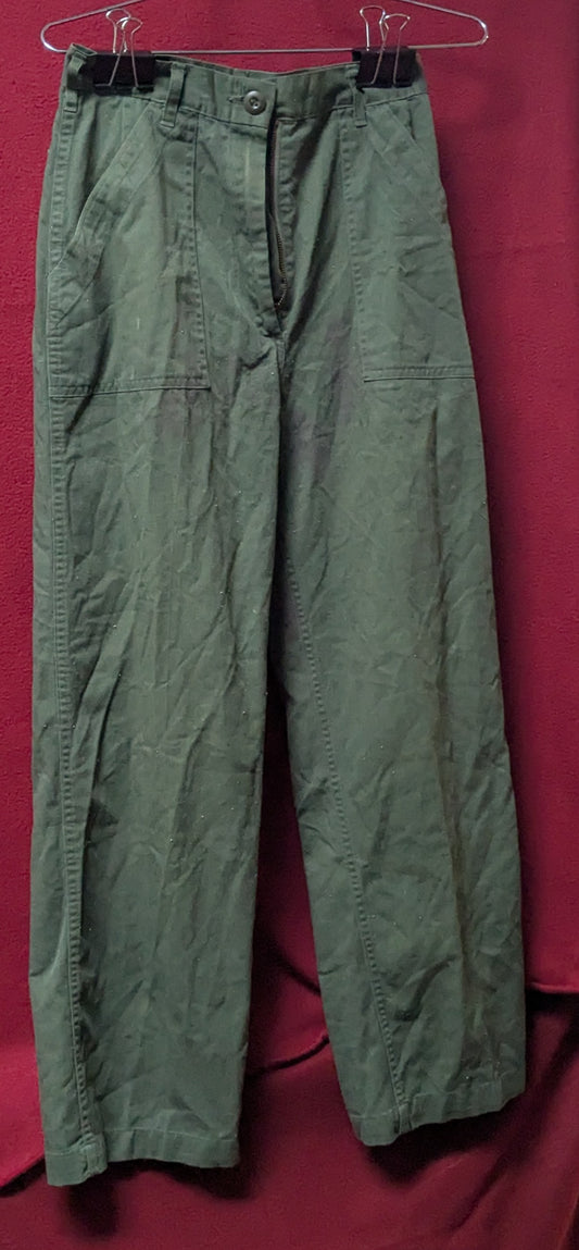 US Military Women's Utility Slacks ~26x27 (FB1-26Feb64)