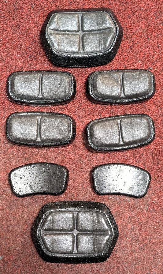 NWT Ops-Core EPP Pad Replacement Kit Black L/XL 8 piece (DB15-26Jan55)