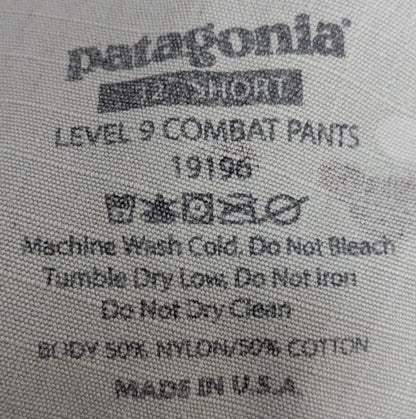 Patagonia L9 Combat Pants 32 Short (DB11-25Aug46)