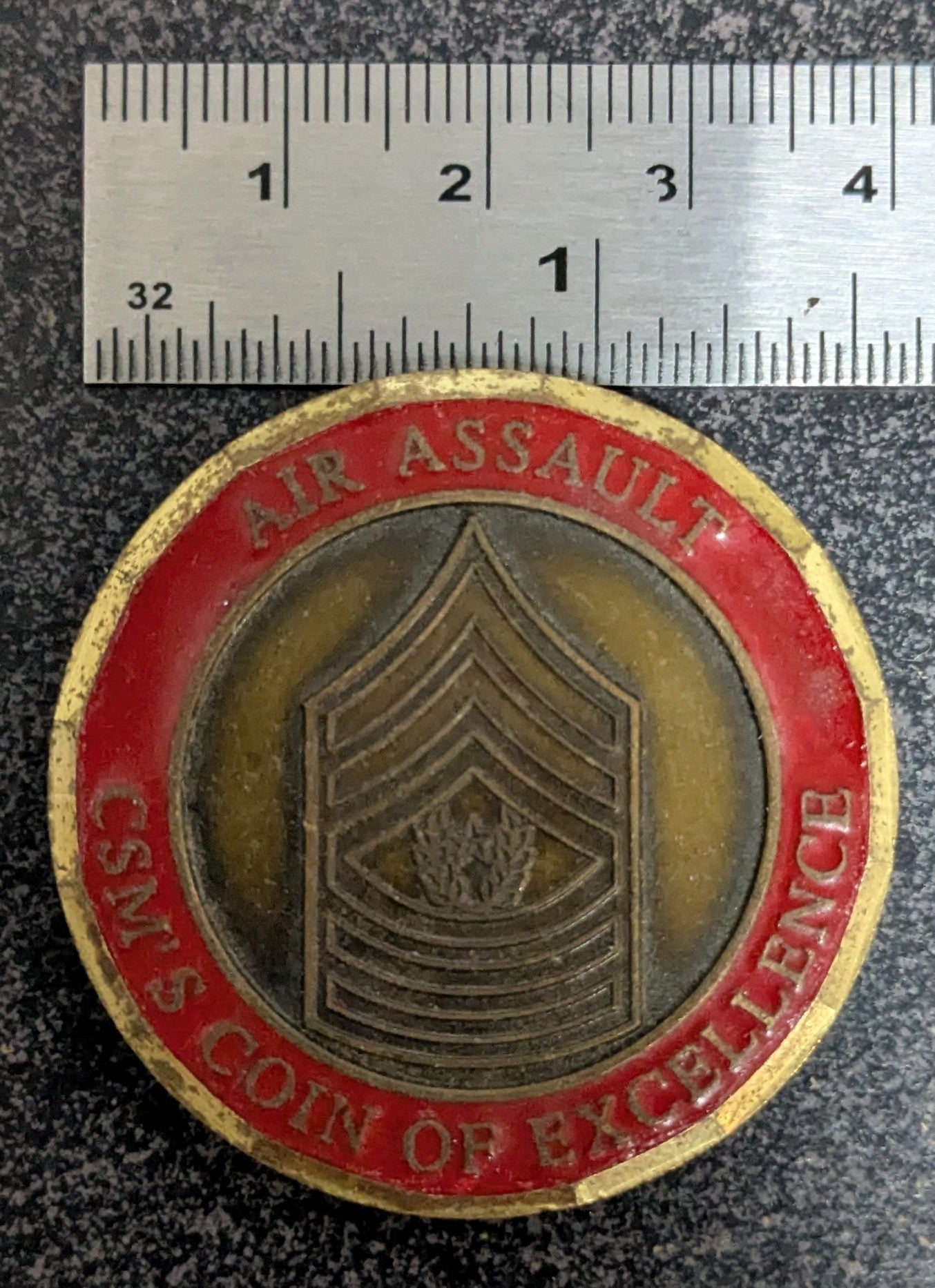 Challenge Coin Air Assault CSM's Coin of Excellence 801st Main Support Battalion Coin (CHCC-26May47)