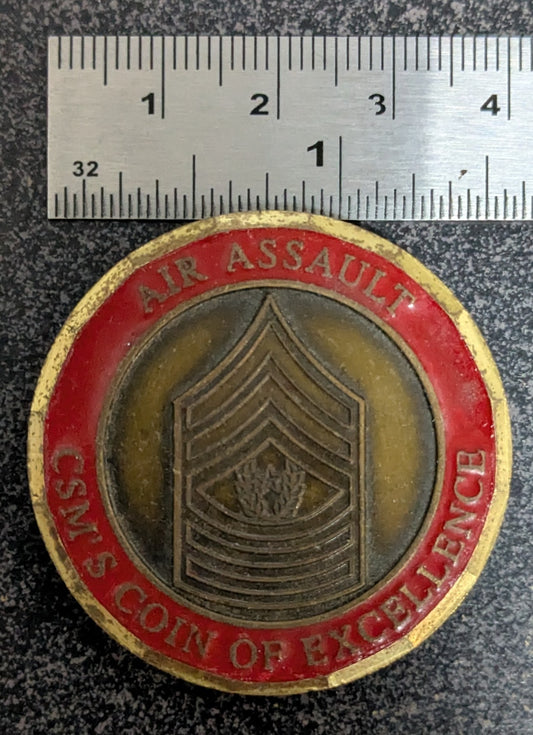 Challenge Coin Air Assault CSM's Coin of Excellence 801st Main Support Battalion Coin (CHCC-26May47)