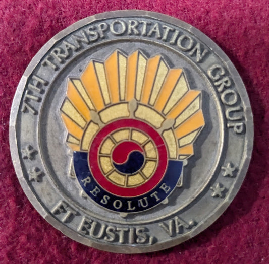 Challenge Coin 7th Transportation Group Oath of Reenlistment (chcc-25May15)