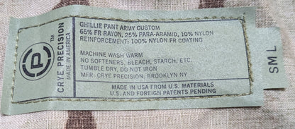 NOS Crye Precision Base Layer  Ghillie Pant MultiCam Small Long (ca03-25Jun07)