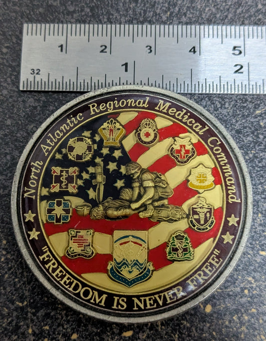 Challenge Coin North Atlantic Regional Medical Command NCO Excellence (26Jun43)