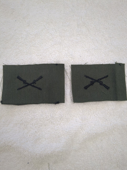 US Army Infantry Branch Sew Rank Subdued Pair (WSB12-BranchSew)